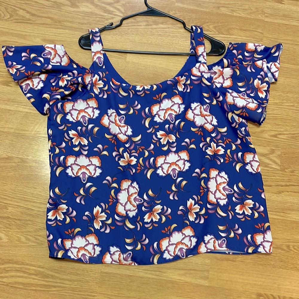 Ruffle Sleeve Off the Shoulder Blouse